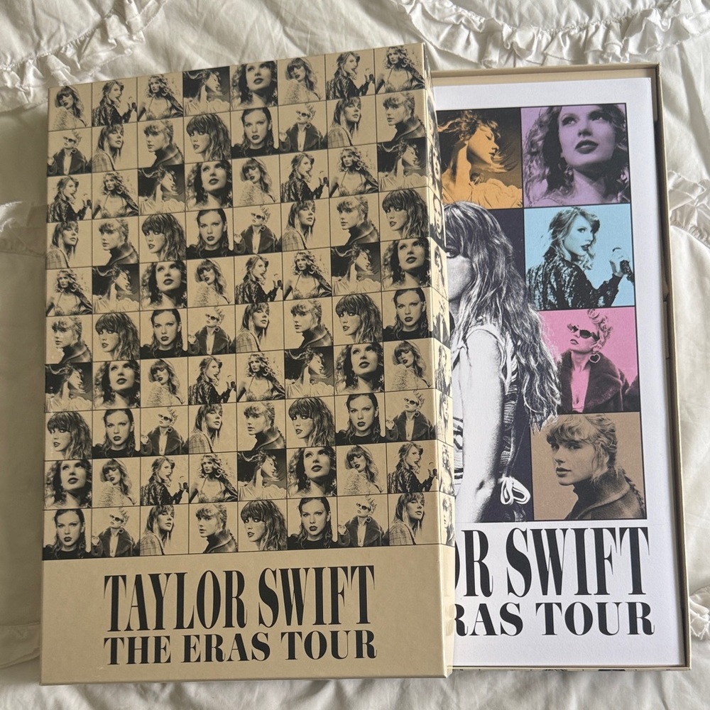 Taylor Swift The Eras Tour Seattle VIP box. Tote bag, 4 posters, light, VIP pin.